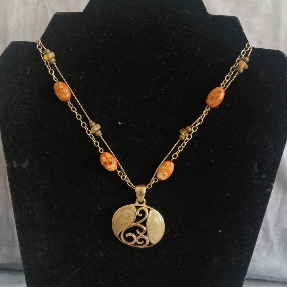 Vintage Kenneth Cole Gold Tone Chain Necklace – Rare Designer Piece